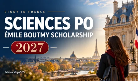 Sciences Po Émile Boutmy Scholarship 2027 in France
