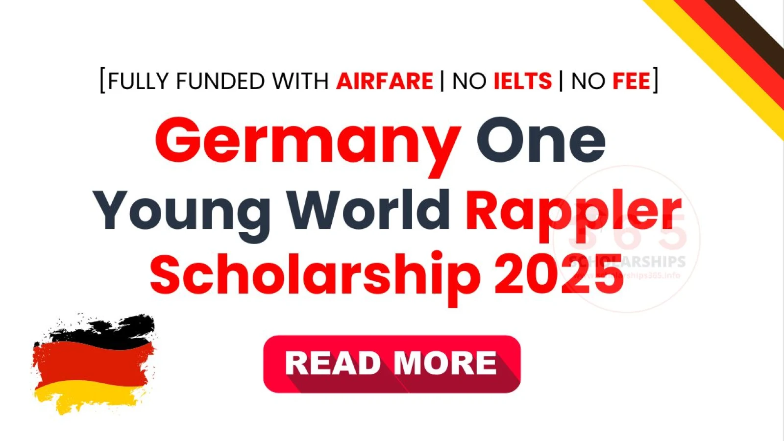 Germany One Young World Rappler Scholarship 2025 [Fully Funded]