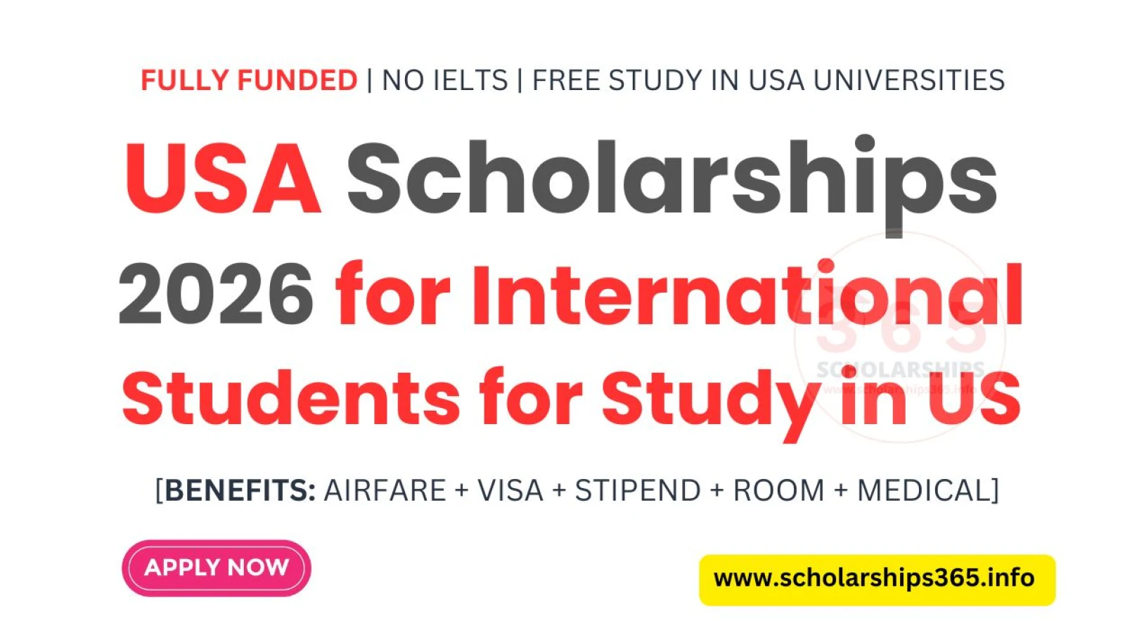 USA Scholarships 2026 for International Students for Study in US