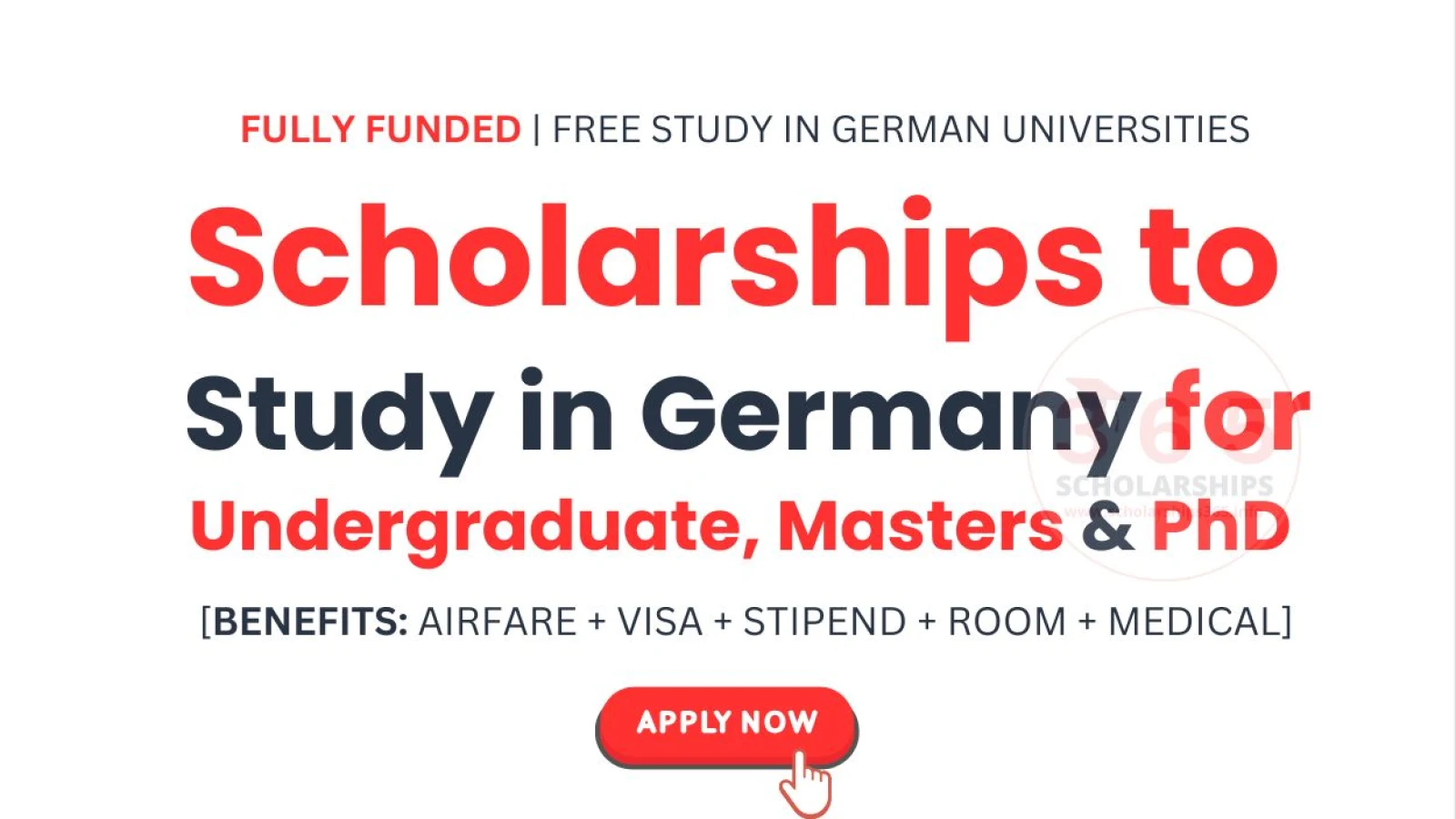 Scholarships to Study in Germany for Undergraduate, Masters & PhD