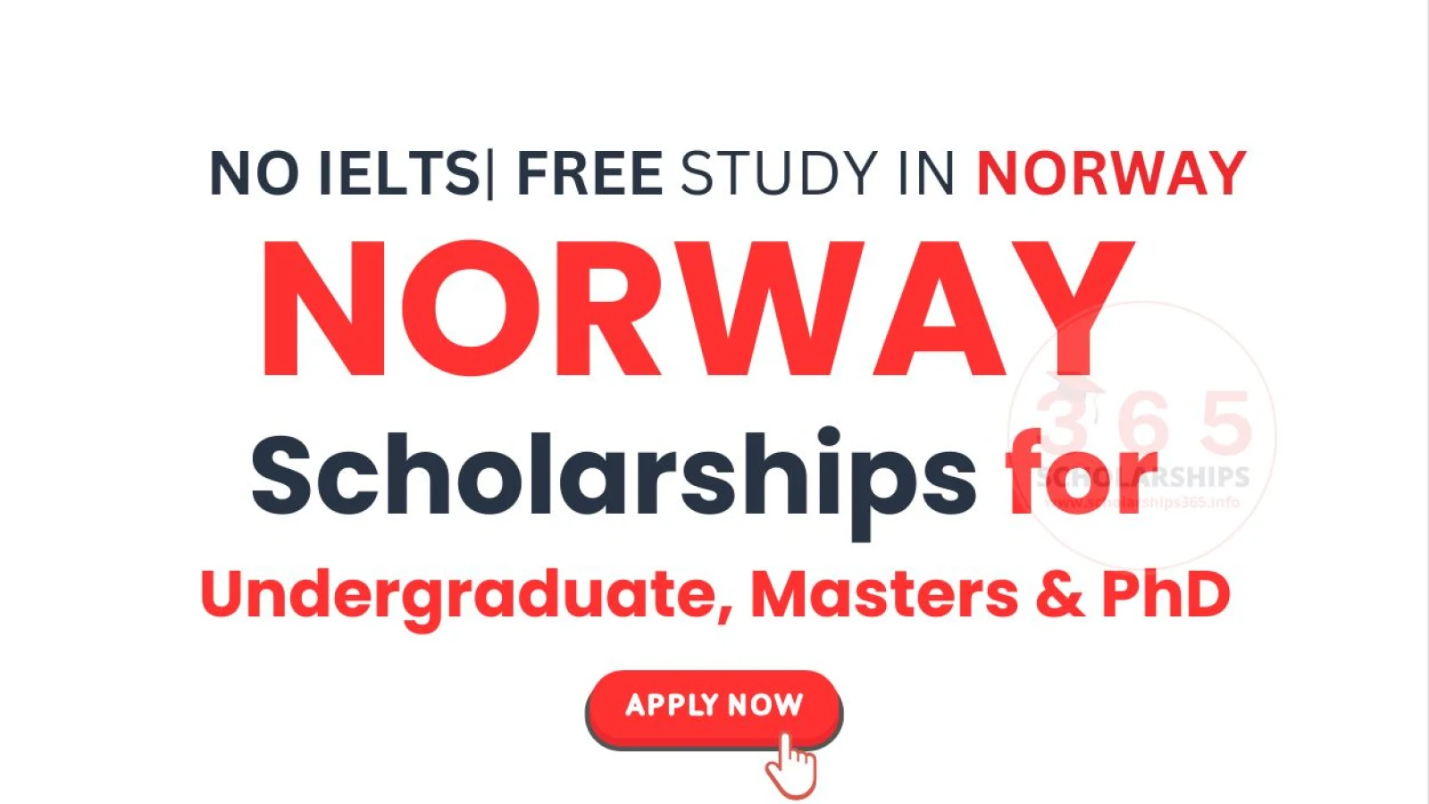Norway Scholarships for Undergraduate, Masters & PhD