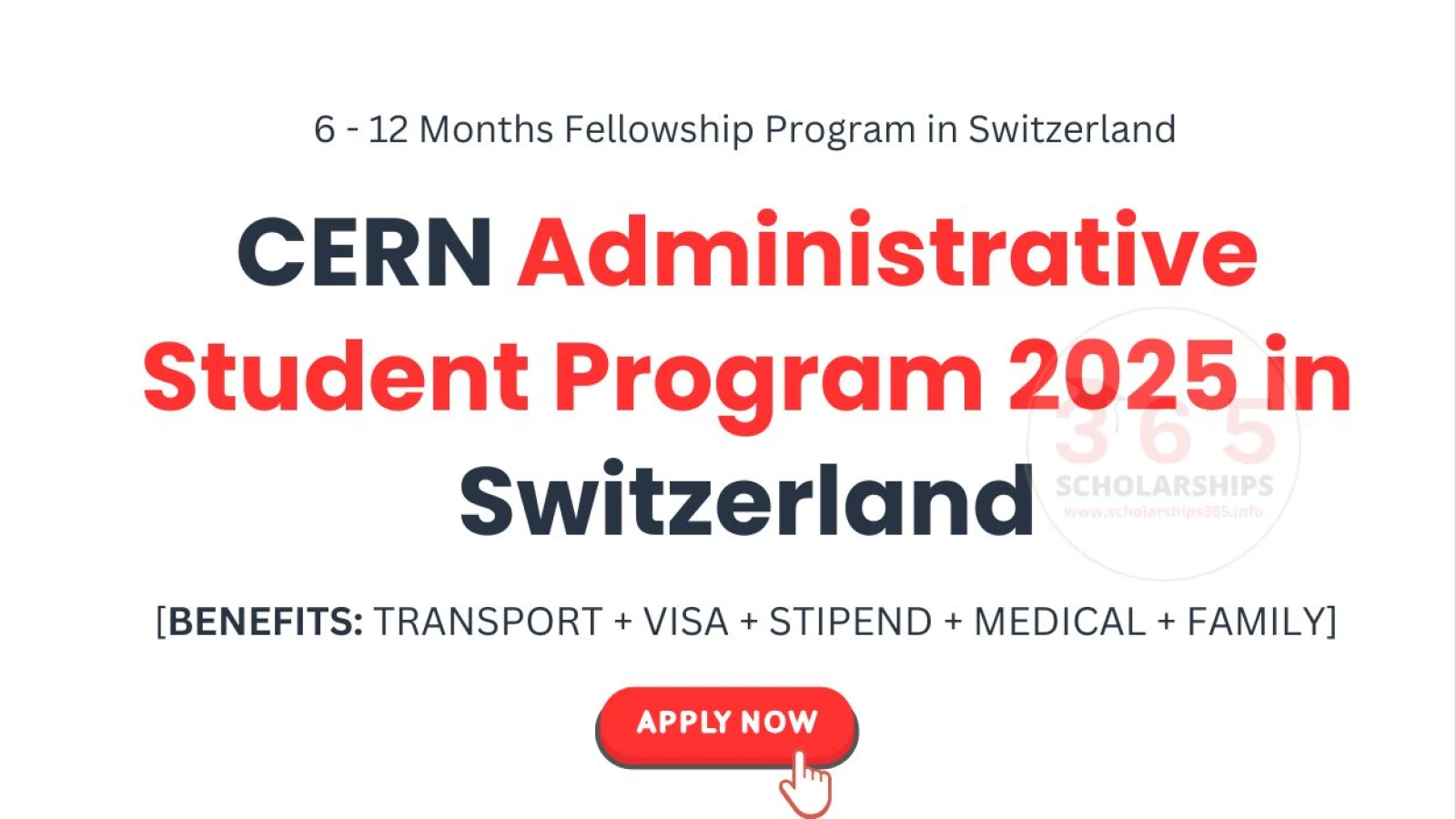 CERN Administrative Student Program 2025 in Switzerland