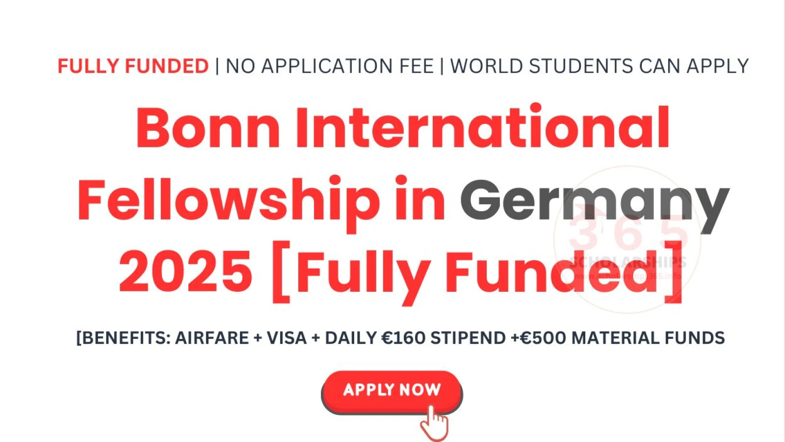 Bonn International Fellowship in Germany 2026 [Fully Funded]