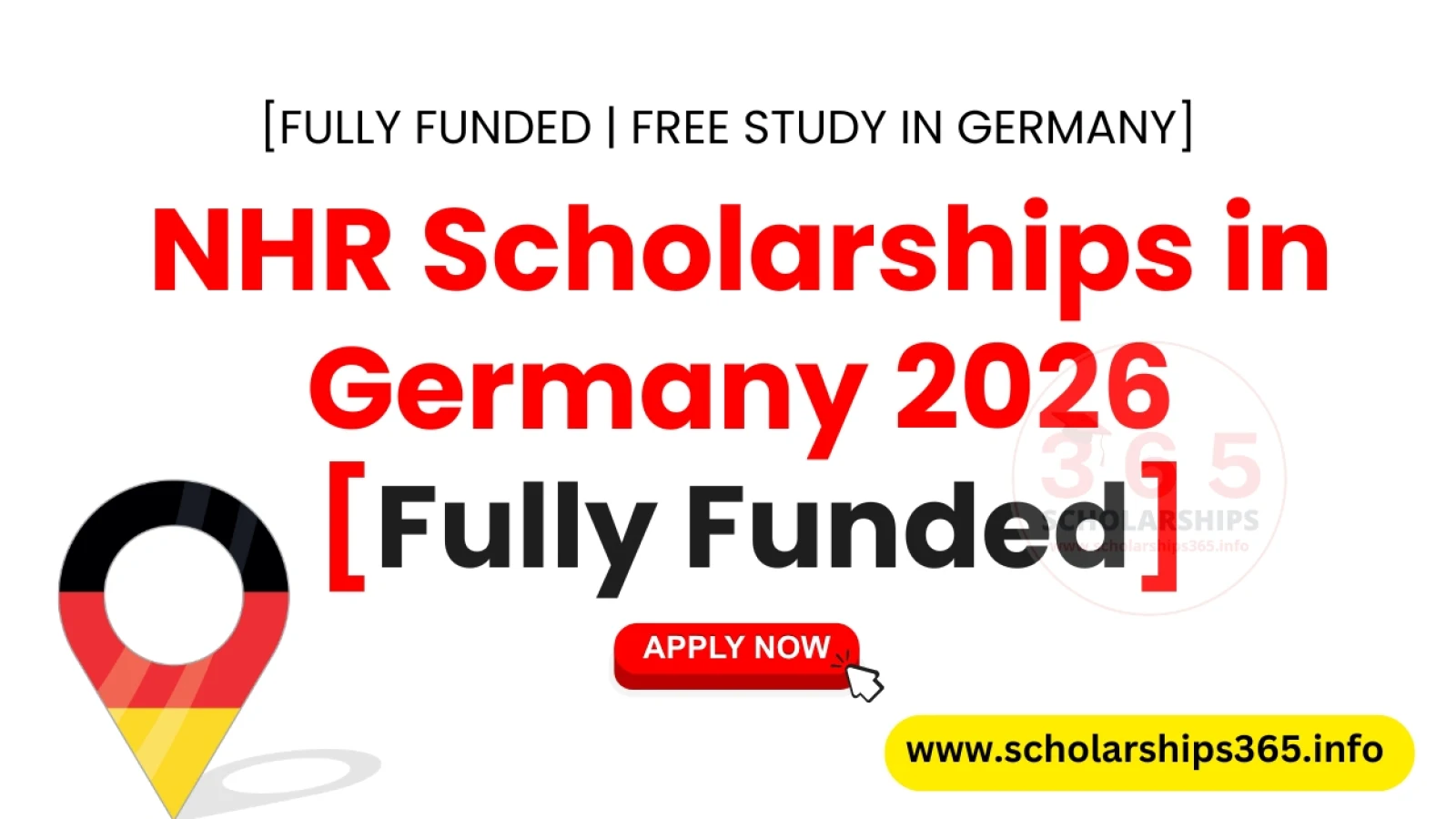 NHR Scholarships in Germany 2026 [Fully Funded]