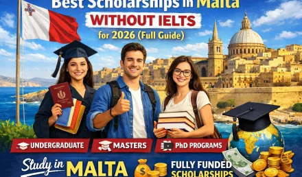 Best Scholarships in Malta Without IELTS for 2026 (Full Guide)