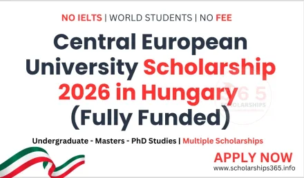 Central European University Scholarship 2026 in Hungary (Fully Funded)