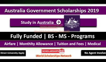 Australia Awards Scholarships 2019 Fully Funded - Department of Foreign Affairs and Trade.