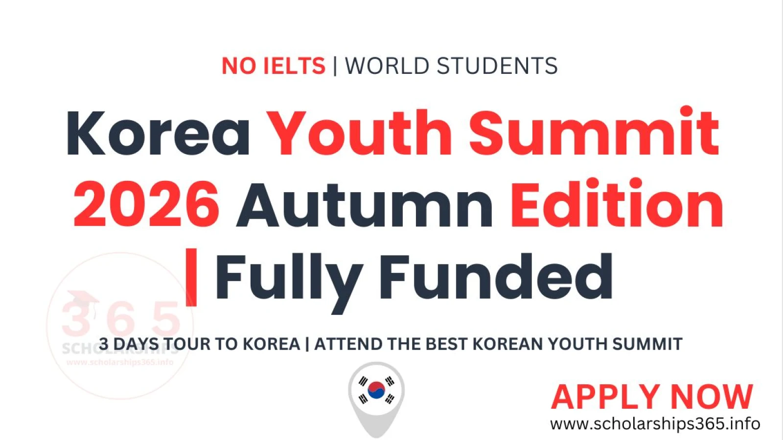 Korea Youth Summit 2026 Autumn Edition | Fully Funded