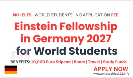 Einstein Fellowship in Germany 2027 [Fully Funded Fellowships]