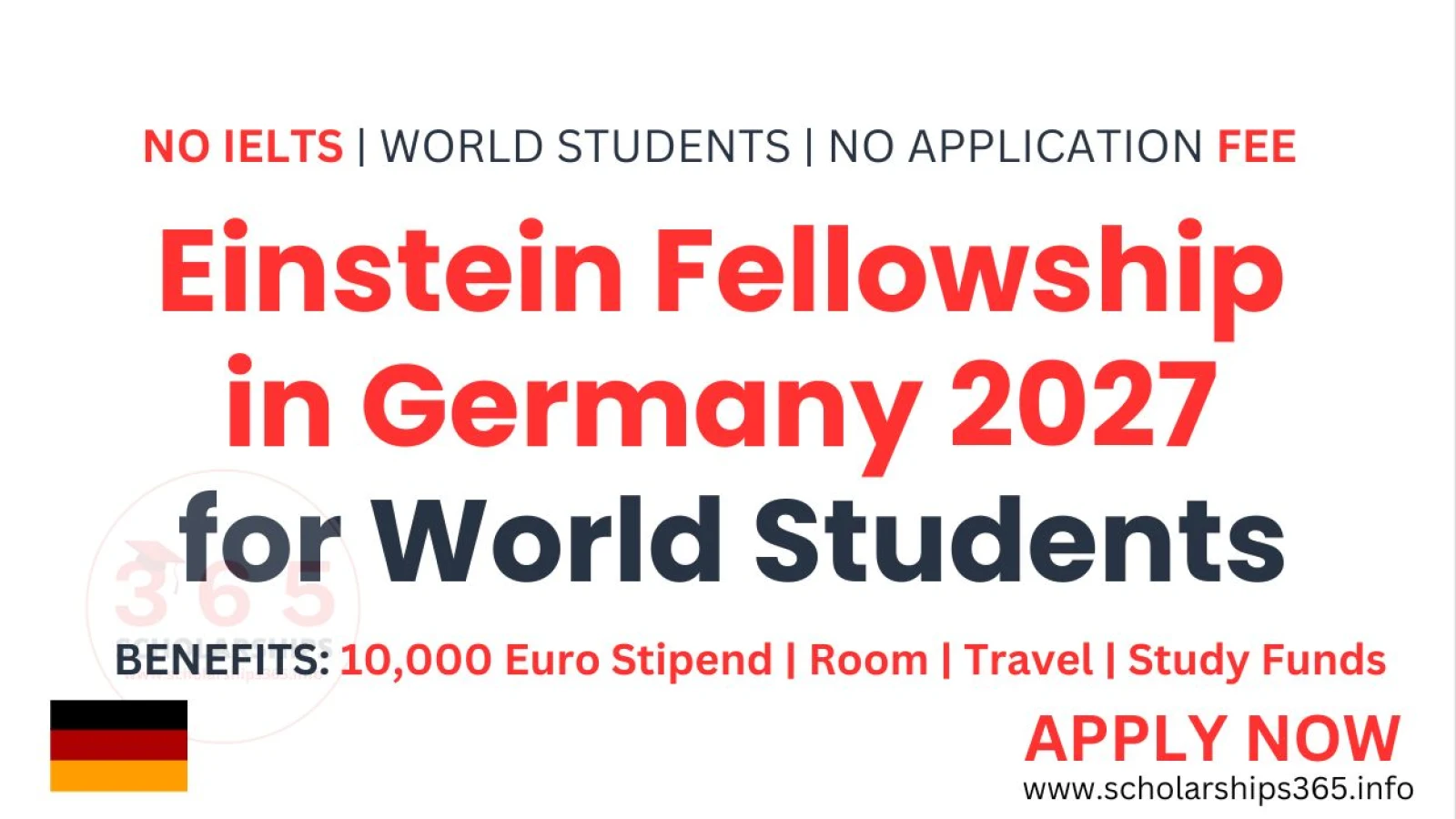 Einstein Fellowship in Germany 2027 [Fully Funded Fellowships]