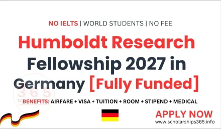 Humboldt Research Fellowship 2027 in Germany [Fully Funded]