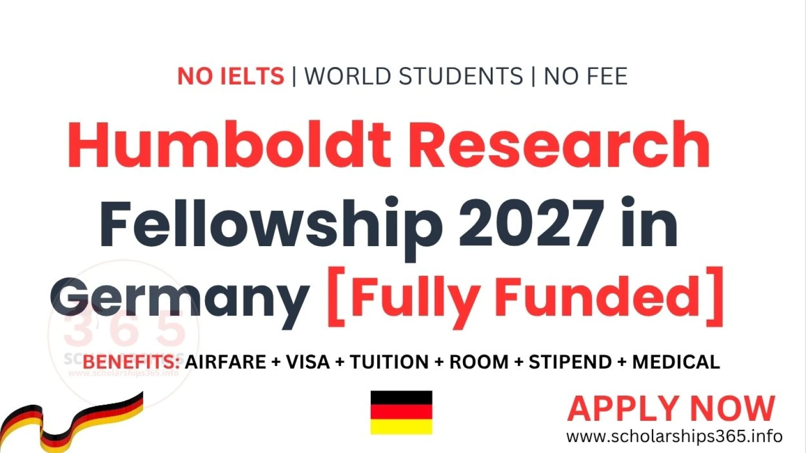 Humboldt Research Fellowship 2027 in Germany [Fully Funded]