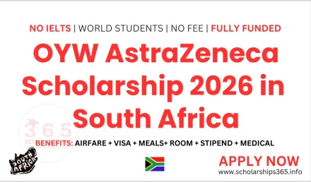 OYW AstraZeneca Scholarship 2026 in South Africa | Fully Funded