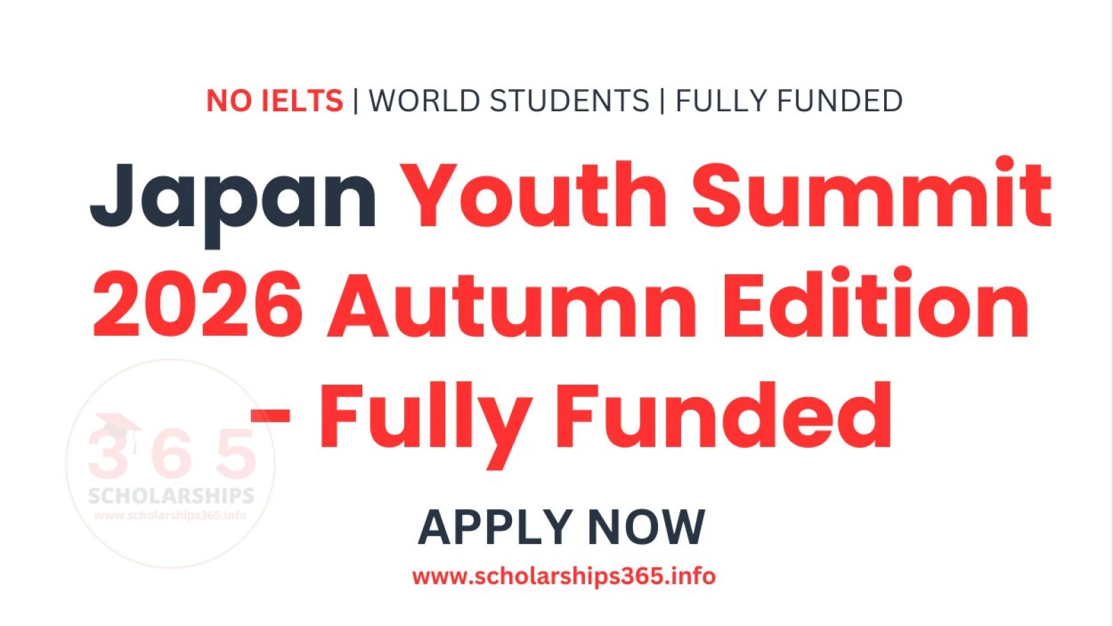 Japan Youth Summit 2026 Autumn Edition - Fully Funded