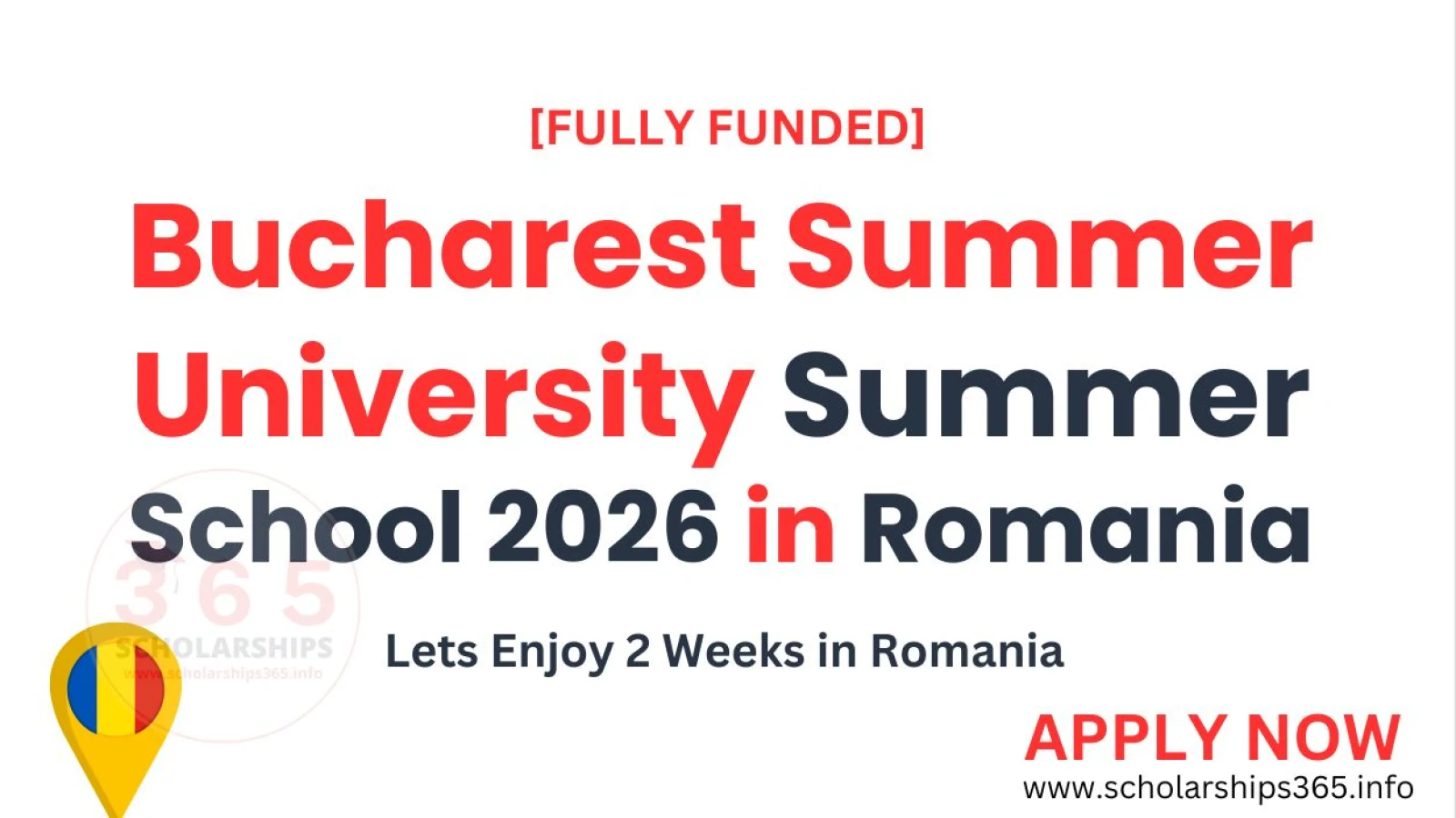 Bucharest Summer University Summer School 2026 | Fully Funded