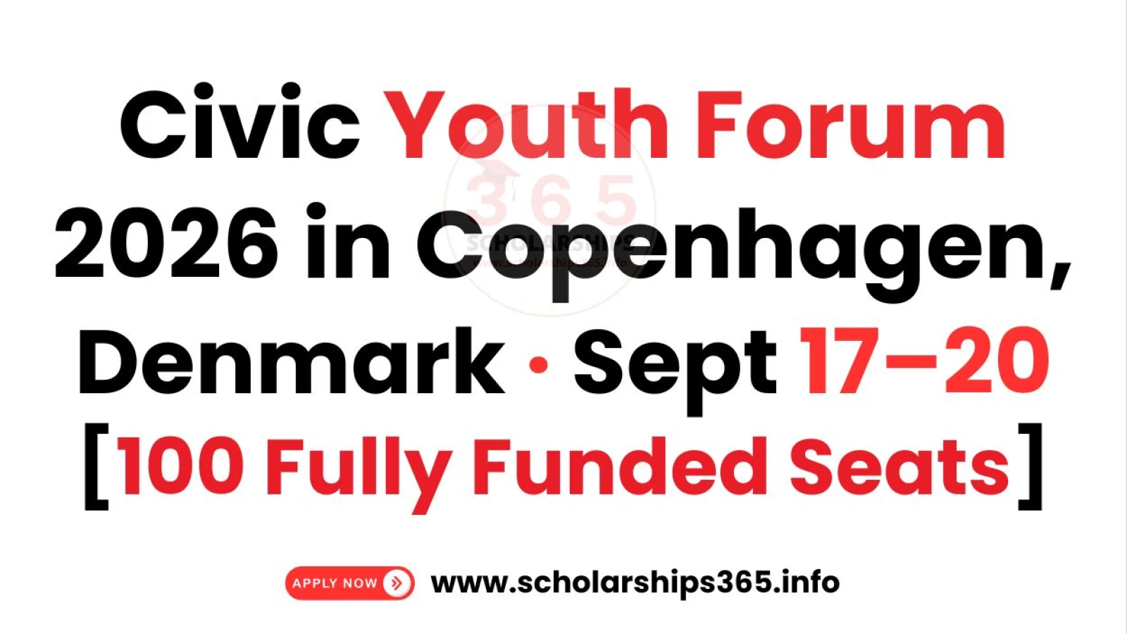 Civic Youth Forum 2026 in Copenhagen, Denmark | Fully Funded