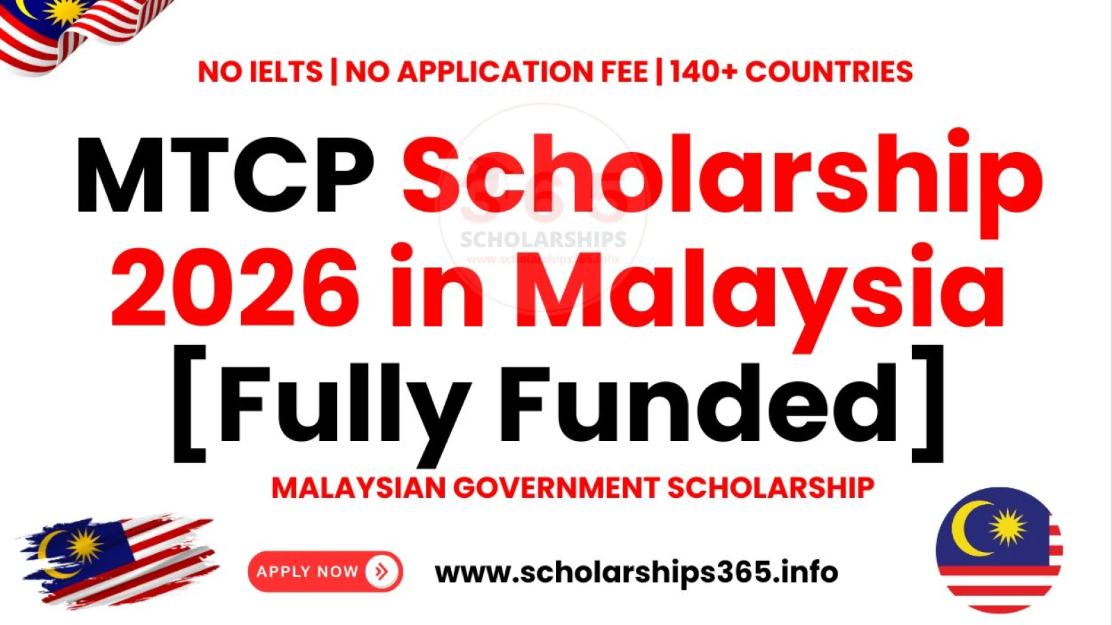 MTCP Scholarship 2026 in Malaysia | Fully Funded