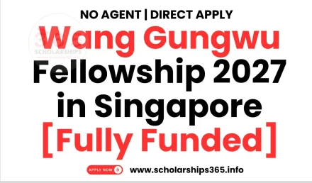 Wang Gungwu Fellowship 2027 in Singapore | Fully Funded