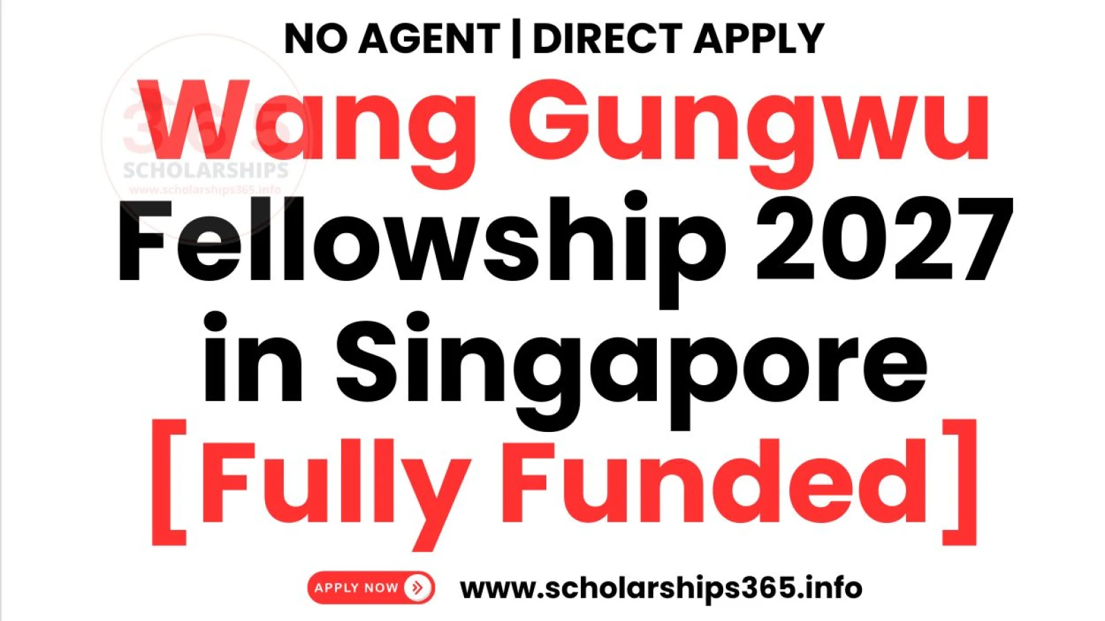 Wang Gungwu Fellowship 2027 in Singapore | Fully Funded