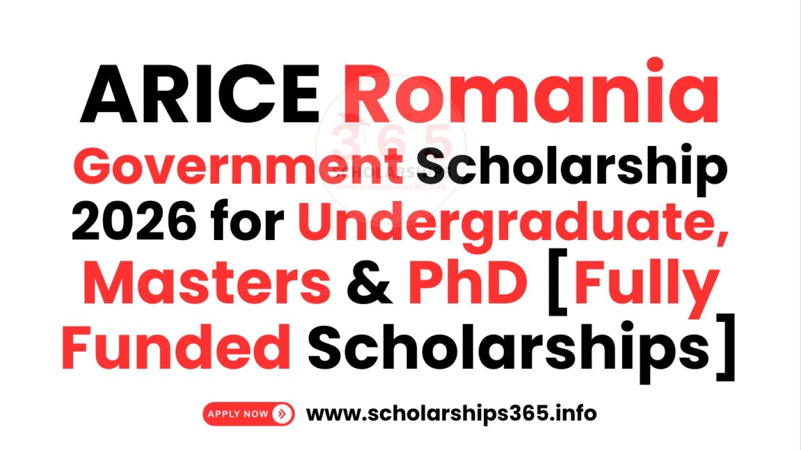 ARICE Romania Government Scholarship 2026 in Romania | Fully Funded