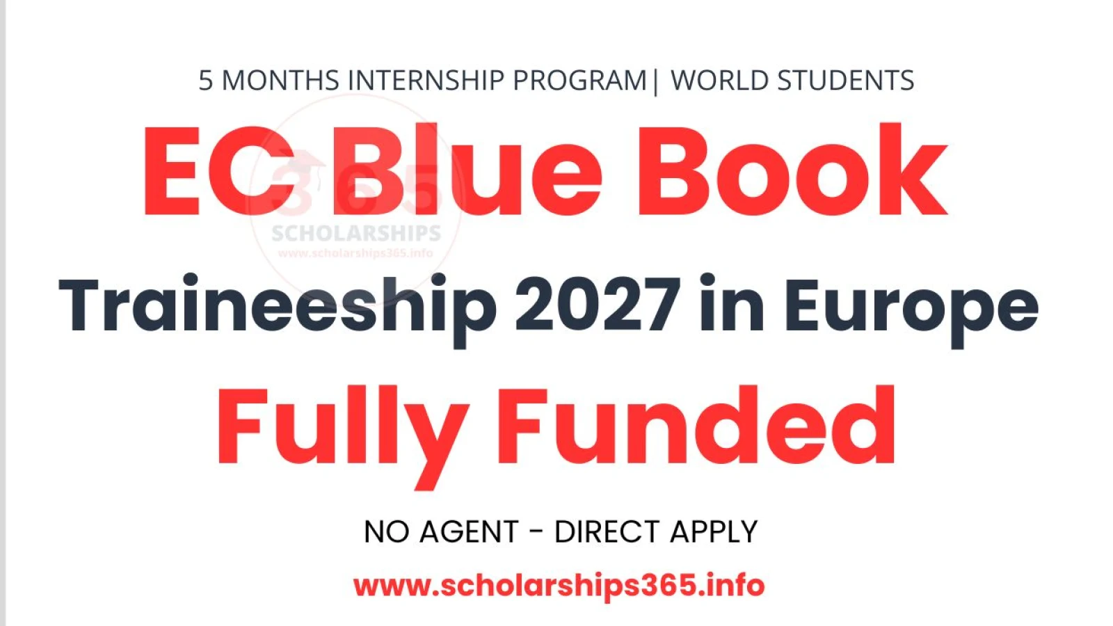EC Blue Book Traineeship 2027 in Europe | Fully Funded