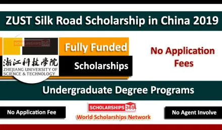 ZUST Silk Road Scholarships 2019 for Undergraduate Studies Fully Funded