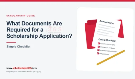 What Documents Are Required for a Scholarship Application? [Simple Checklist]