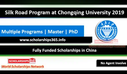 Chongqing University Chinese Government Scholarship Silk Road Program 2019 Fully Funded