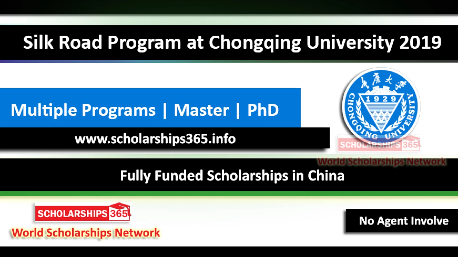 Chongqing University Chinese Government Scholarship Silk Road Program 2019 Fully Funded