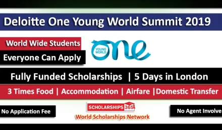 One Young World Summit 2019 Scholarship In London UK Fully Funded