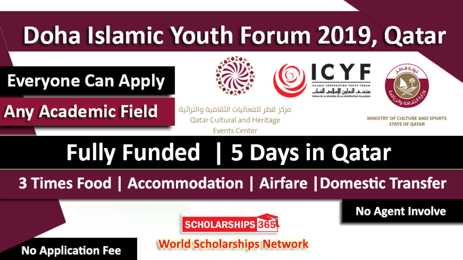 Doha Islamic Youth Forum 2019 Fully Funded - Doha QIC Youth Capital 2019