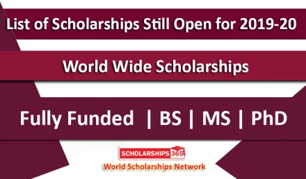 Fully Funded Scholarships 2019-20 Still Open - CSC Scholarships