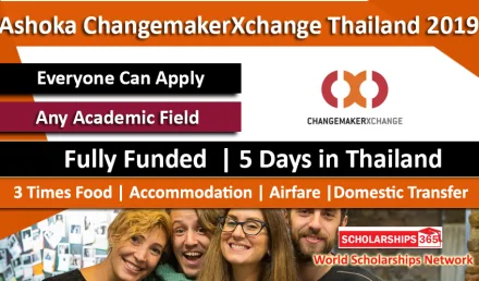 Ashoka ChangemakerXchange Thailand 2019-2020 Fully Funded