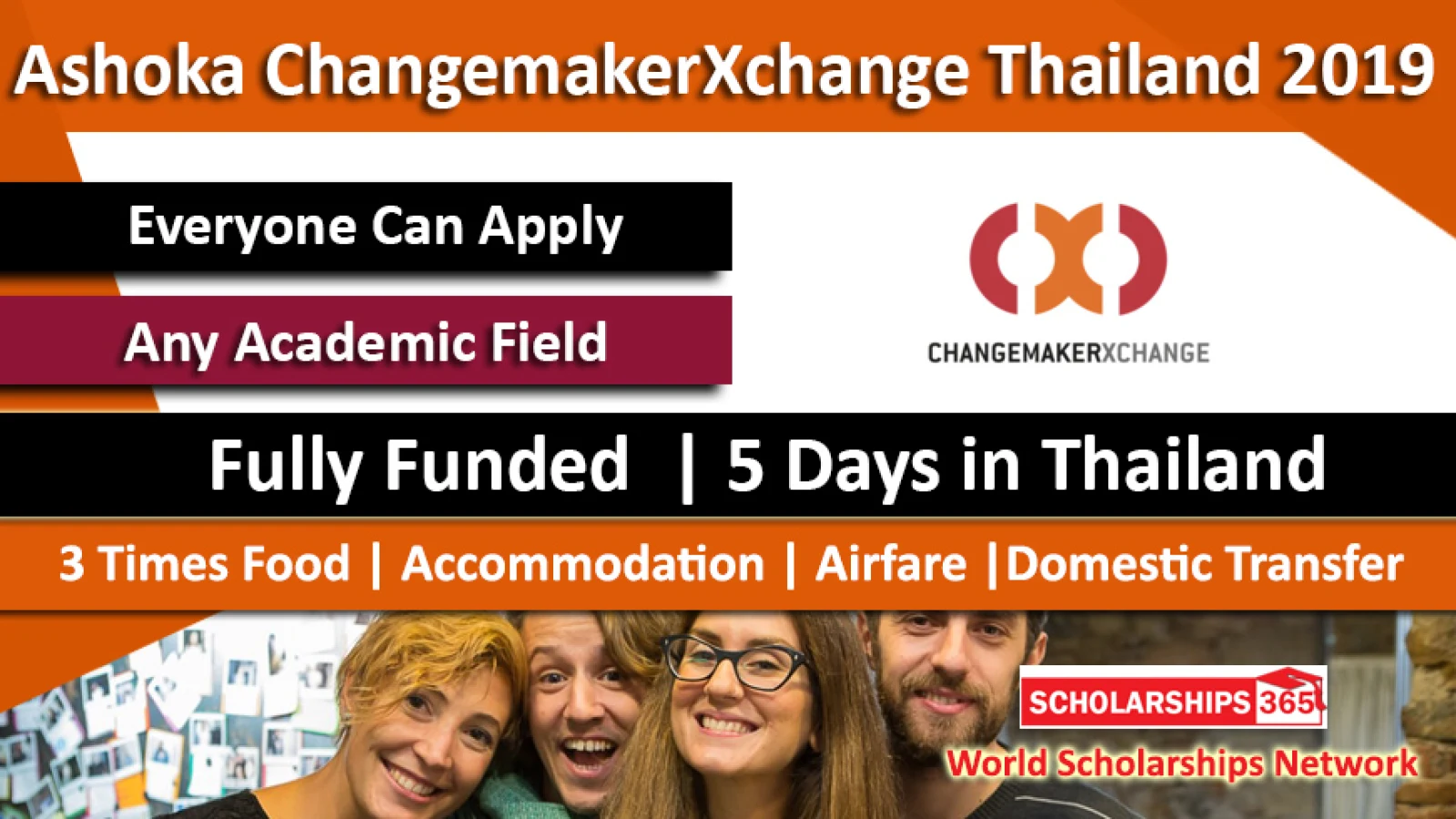 Ashoka ChangemakerXchange Thailand 2019-2020 Fully Funded