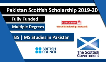 Pakistan Scottish Scholarship Scheme 2019-2020 Fully Funded
