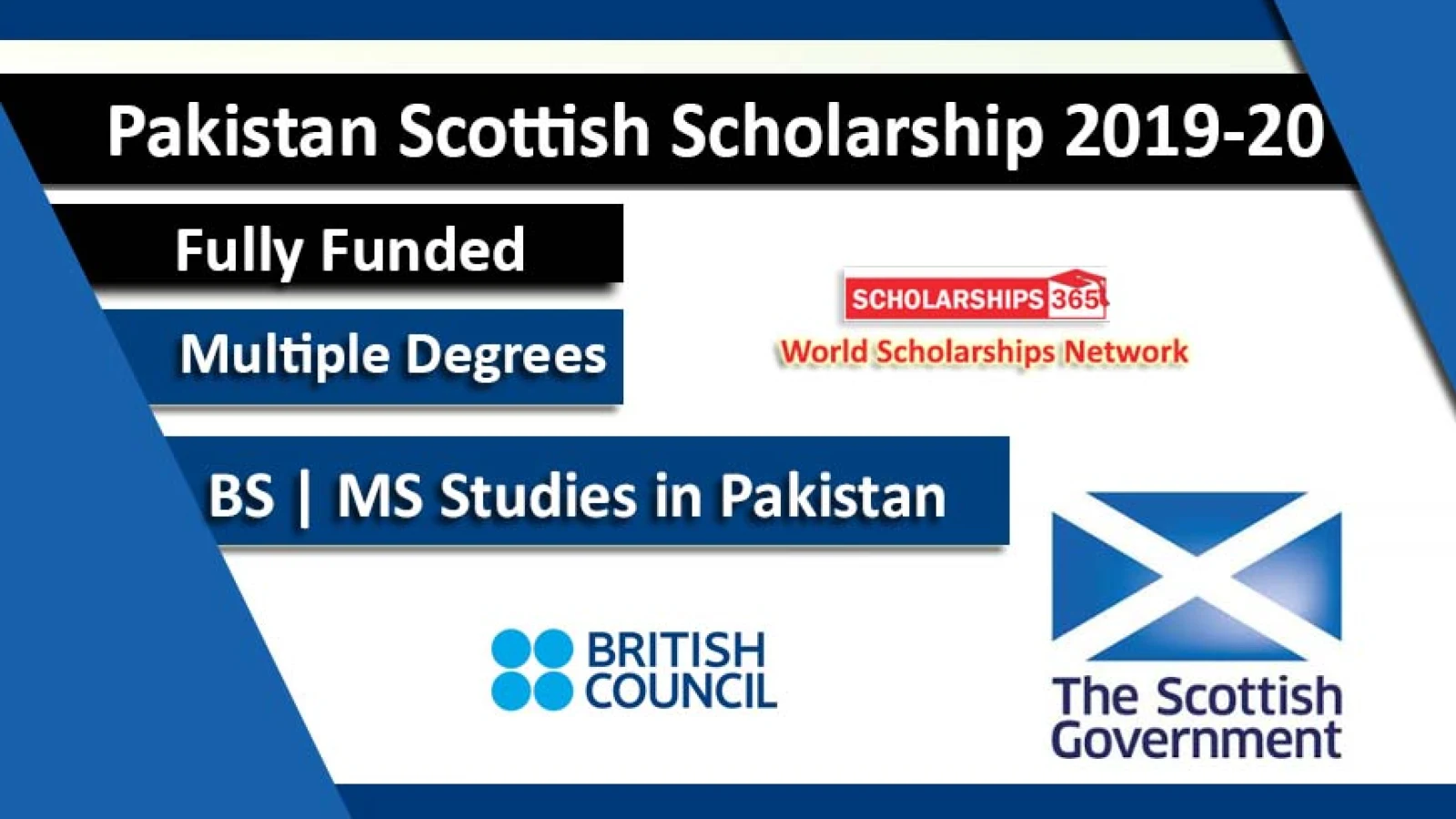 Pakistan Scottish Scholarship Scheme 2019-2020 Fully Funded