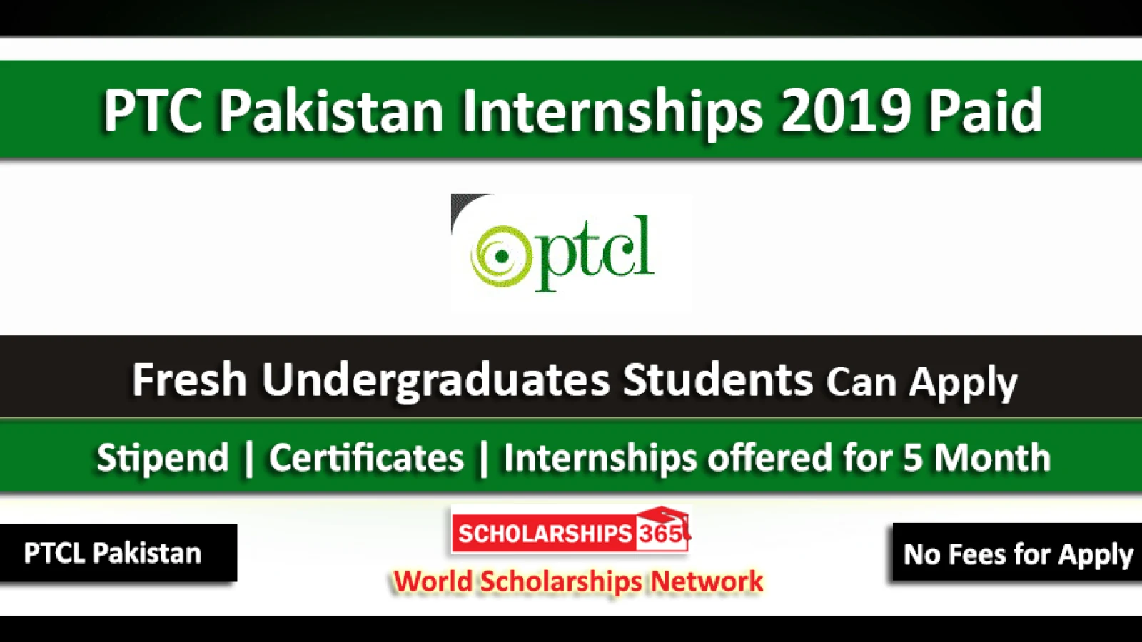 PTCL Internship 2019 in Pakistan for 5 Months - 15000 Monthly Stipend