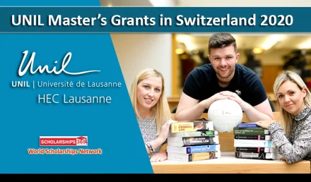 UNIL Master’s Grants 2020 in Switzerland for Foreign Student Funded