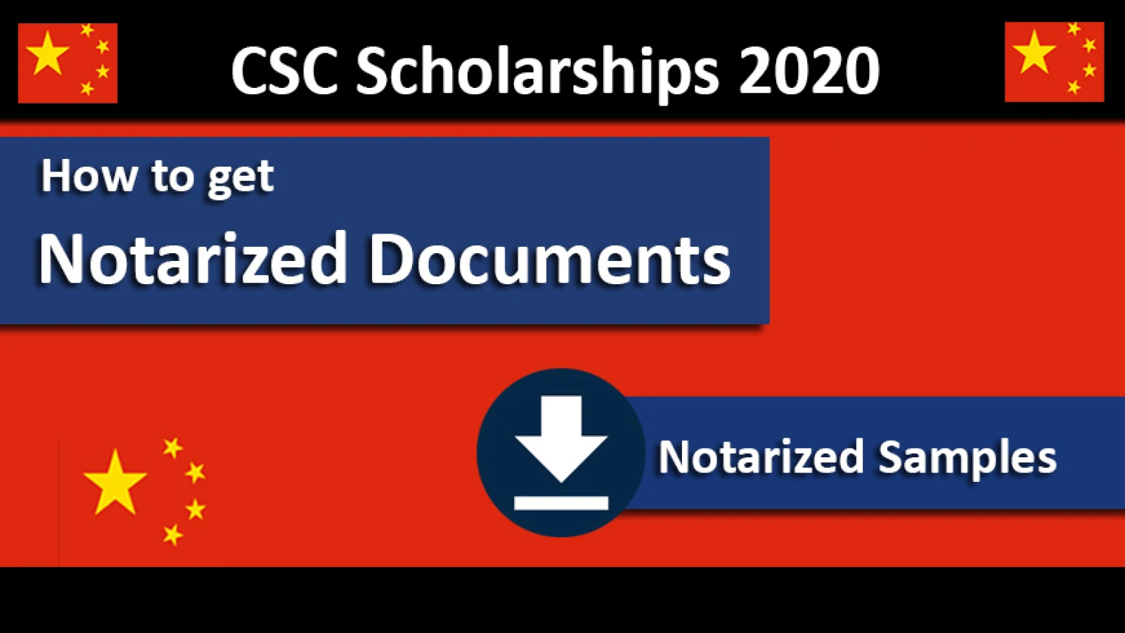 How to Notarized Documents for CSC Scholarships 2020 Process Under Chinese Government