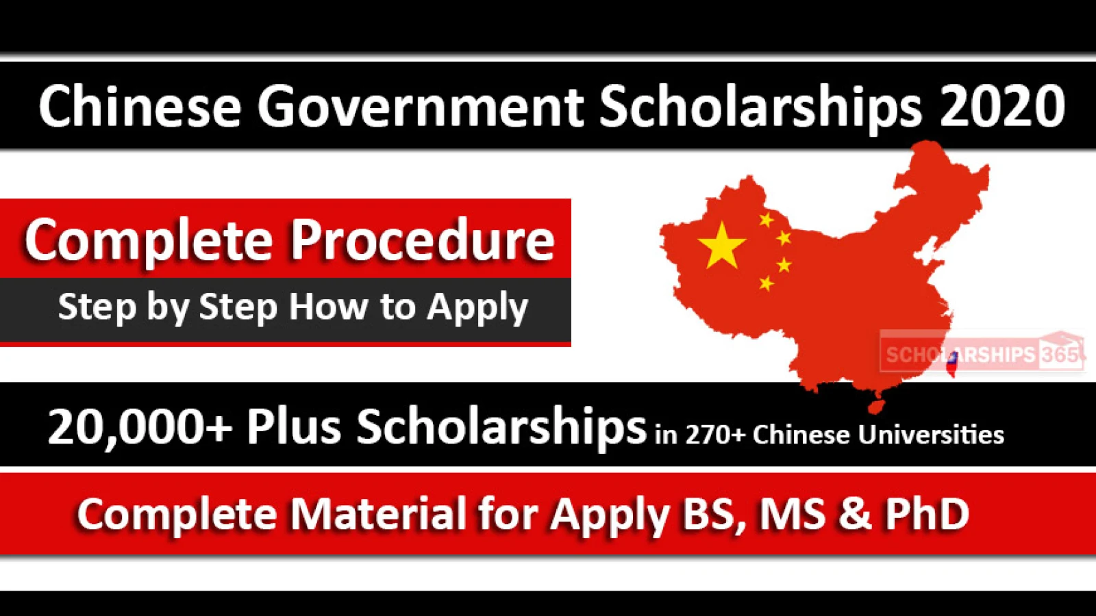 Chinese Government Scholarships 2020 Process - Chinese Scholarships Council (CSC)