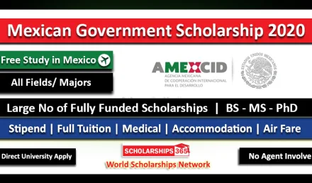Mexican Government Scholarship 2021 for International Students - Fully Funded