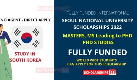 Seoul National University Scholarships in South Korea 2022 | Fully Funded