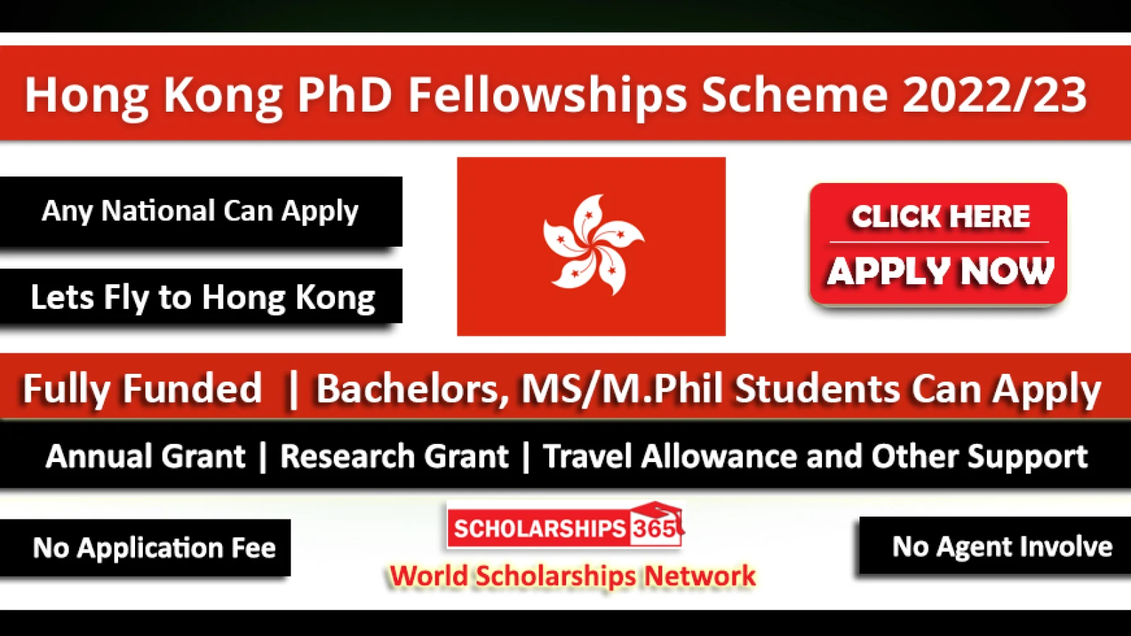 Hong Kong PhD Fellowship Scheme Program 2022-23 | Fully Funded Fellowships
