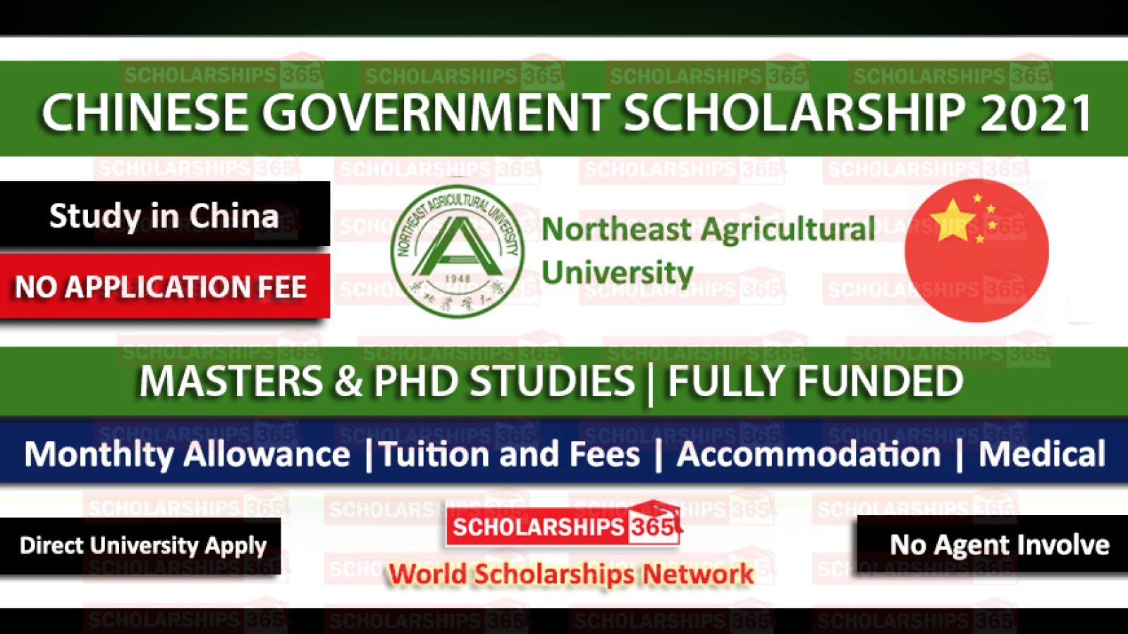 Northeast Agricultural University CSC Scholarship 2021 | Fully Funded | Study in China