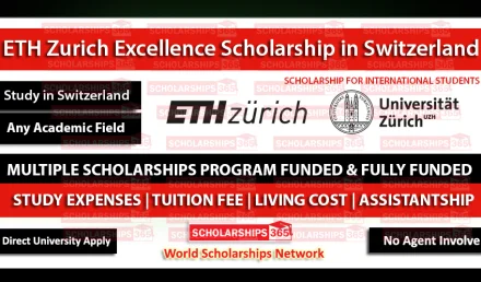 ETH Zurich Excellence Scholarship 2026 in Switzerland - Fully Funded