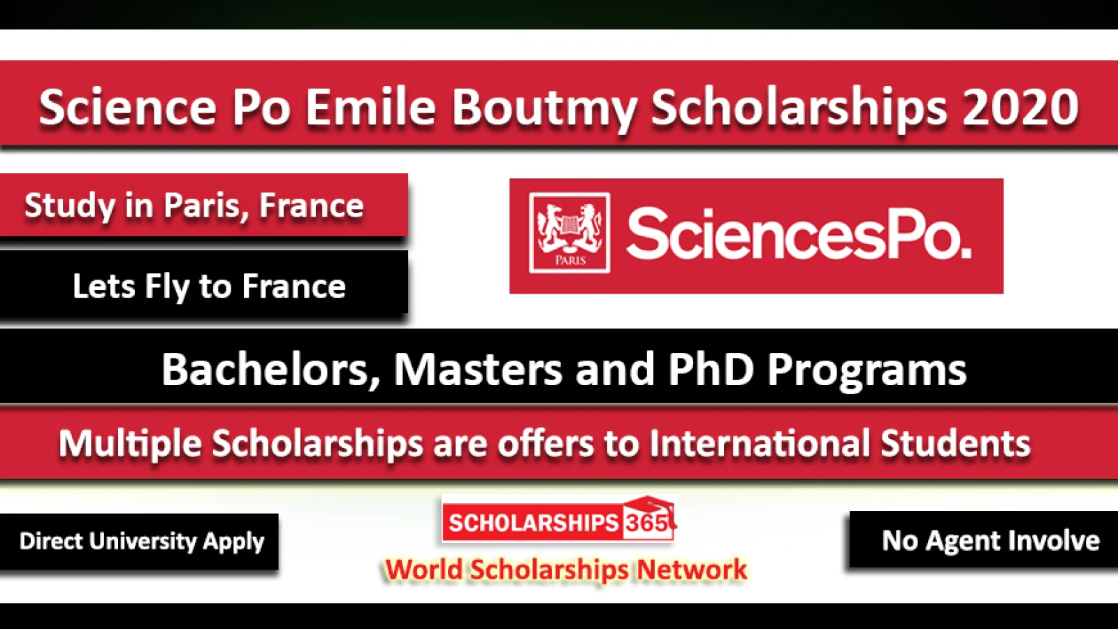 Emile Boutmy Scholarship 2020 in France for International Students at Science Po