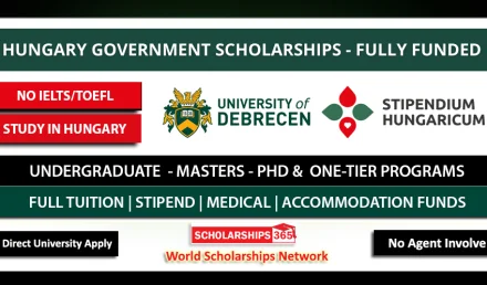 University of Debrecen Stipendium Hungaricum Scholarship 2024 - Fully Funded