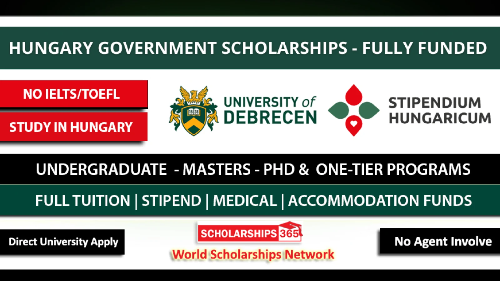 University of Debrecen Stipendium Hungaricum Scholarship 2024 - Fully Funded