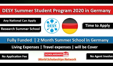 DESY Summer Student Program 2020 in Germany for International Student - Fully Funded