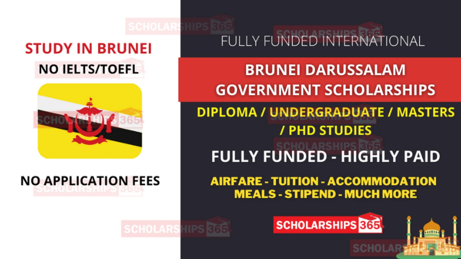 Brunei Darussalam Government Scholarship 2023-2024 | Fully Funded
